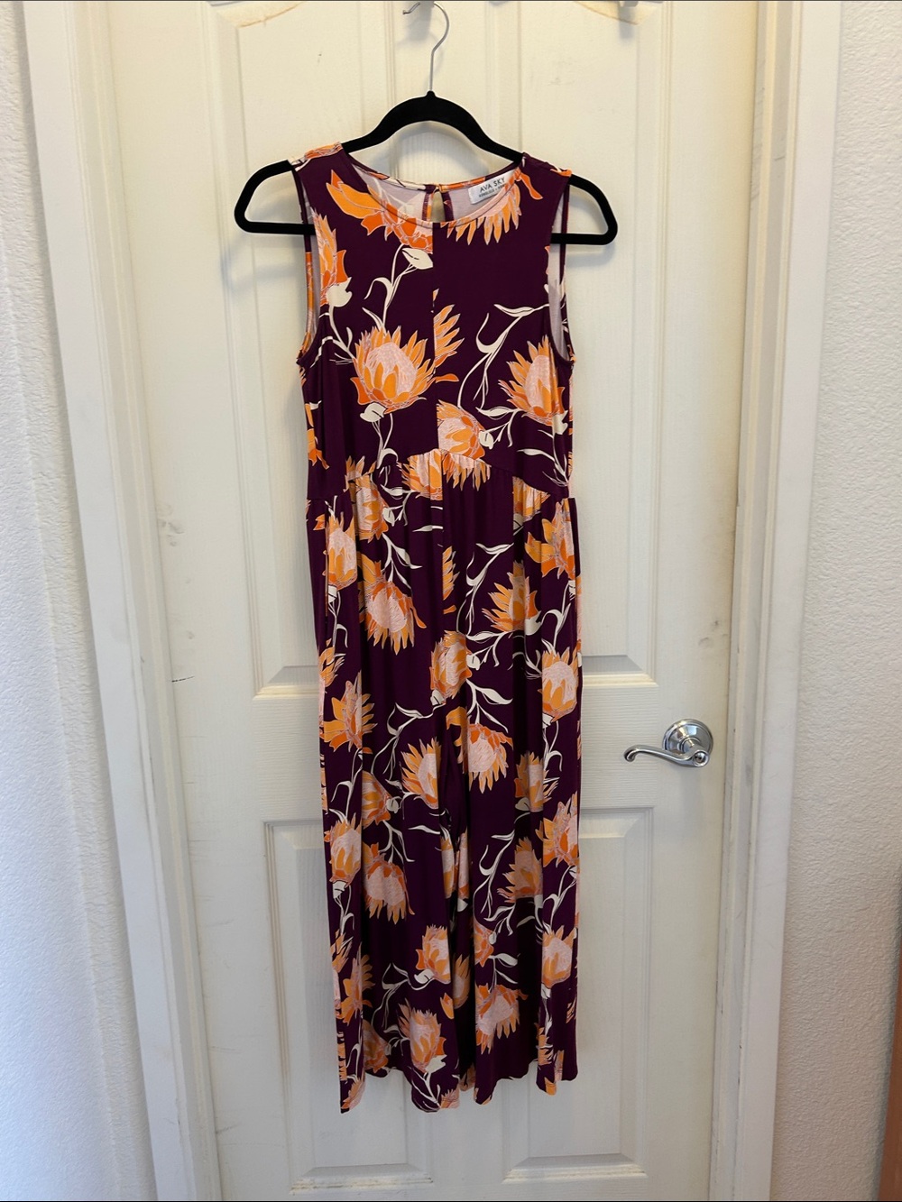 Ava Sky Protea Jumpsuit, XS